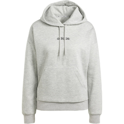 adidas Essentials Linear Hoodie Damen JD3134 - medium grey heather/black XS