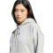 adidas Essentials Linear Hoodie Damen JD3134 - medium grey heather/black S