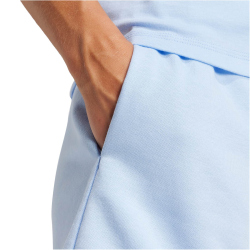 adidas Essentials Linear French Terry Sweatshorts Damen JG8643 - glow blue/white XS