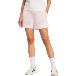 adidas Essentials Linear French Terry Sweatshorts Damen JG8642 - clear pink/white XS