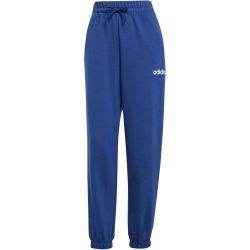 adidas Essentials Linear French Terry Cuffed Trainingshose Damen JC5955 - dark blue/white XS