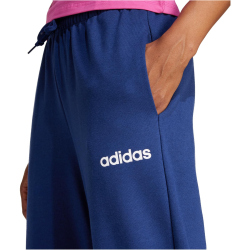 adidas Essentials Linear French Terry Cuffed Trainingshose Damen JC5955 - dark blue/white XS