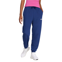 adidas Essentials Linear French Terry Cuffed Trainingshose Damen JC5955 - dark blue/white XS