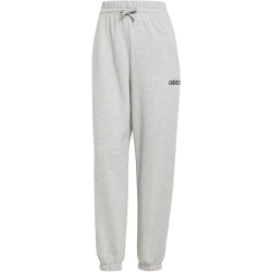 adidas Essentials Linear French Terry Cuffed Trainingshose Damen JC5953 - medium grey heather/black S