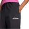 adidas Essentials Linear French Terry Cuffed Trainingshose Damen JC5948 - black/white XS