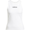 adidas Essentials Linear Slim Baumwoll Tanktop Damen JC5799 - white/black L