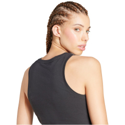 adidas Essentials Linear Slim Baumwoll Tanktop Damen JC5798 - black/white M