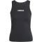 adidas Essentials Linear Slim Baumwoll Tanktop Damen JC5798 - black/white M