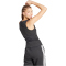 adidas Essentials Linear Slim Baumwoll Tanktop Damen JC5798 - black/white M