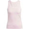 adidas Essentials Linear Slim Baumwoll Tanktop Damen JC5797 - clear pink/white S
