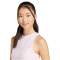 adidas Essentials Linear Slim Baumwoll Tanktop Damen JC5797 - clear pink/white S