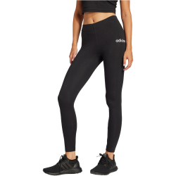 adidas Essentials Linear Baumwoll Leggings Damen JG8621 - black/white XS