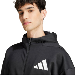 adidas New Z.N.E. Kapuzen-Sweatjacke Herren JD5984 - black/white M