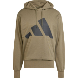 adidas Essentials Big Logo French Terry Hoodie Herren JE8892 - olive strata/black M