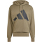 adidas Essentials Big Logo French Terry Hoodie Herren JE8892 - olive strata/black M
