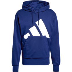adidas Essentials Big Logo French Terry Hoodie Herren JE8890 - dark blue/white S