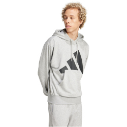 adidas Essentials Big Logo French Terry Hoodie Herren JE8889 - medium grey heather/black M