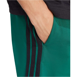 adidas Essentials 3-Streifen Single Jersey 7" Sweatshorts Herren JF3680 - collegiate green/black XXL