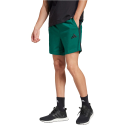 adidas Essentials 3-Streifen Single Jersey 7" Sweatshorts Herren JF3680 - collegiate green/black XXL