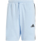 adidas Essentials 3-Streifen French Terry Sweatshorts Herren JW1890 - glow blue/black XS
