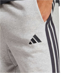 adidas Essentials 3-Streifen French Terry Sweatshorts Herren JE6419 - medium grey heather/black XS