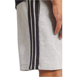adidas Essentials 3-Streifen French Terry Sweatshorts Herren JE6419 - medium grey heather/black XS