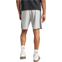 adidas Essentials 3-Streifen French Terry Sweatshorts Herren JE6419 - medium grey heather/black XS