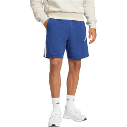 adidas Essentials 3-Streifen French Terry Sweatshorts Herren JE6417 - dark blue/white S
