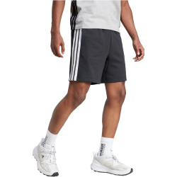 adidas Essentials 3-Streifen French Terry Sweatshorts Herren JE6414 - black/white XS