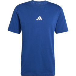 adidas Essentials 3-Streifen Single Jersey T-Shirt Herren JE6399 - dark blue/white S