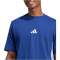 adidas Essentials 3-Streifen Single Jersey T-Shirt Herren JE6399 - dark blue/white S