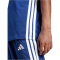 adidas Essentials 3-Streifen Single Jersey T-Shirt Herren JE6399 - dark blue/white S