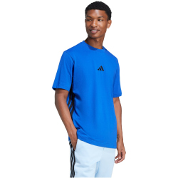 adidas Essentials 3-Streifen Single Jersey T-Shirt Herren...