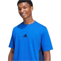 adidas Essentials 3-Streifen Single Jersey T-Shirt Herren...