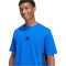 adidas Essentials 3-Streifen Single Jersey T-Shirt Herren JE6398 - team royal blue/black L