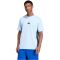 adidas Essentials 3-Streifen Single Jersey T-Shirt Herren JE6397 - glow blue/black XXL