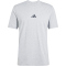 adidas Essentials 3-Streifen Single Jersey T-Shirt Herren JE6396 - medium grey heather/black XS
