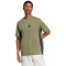 adidas Essentials 3-Streifen Single Jersey T-Shirt Herren JE6391 - olive strata/black S
