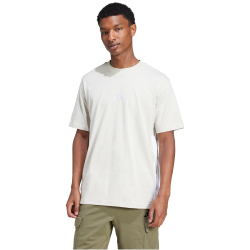 adidas Essentials 3-Streifen Single Jersey T-Shirt Herren JE6389 - wonder alumina/white XS