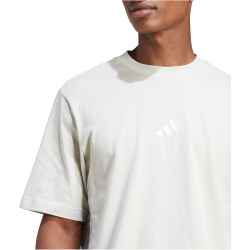 adidas Essentials 3-Streifen Single Jersey T-Shirt Herren JE6389 - wonder alumina/white S