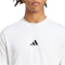 adidas Essentials 3-Streifen Single Jersey T-Shirt Herren JE6388 - white/black S