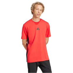 adidas Essentials 3-Streifen Single Jersey T-Shirt Herren...