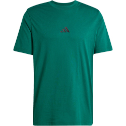 adidas Essentials 3-Streifen Single Jersey T-Shirt Herren JD1905 - collegiate green/black XS