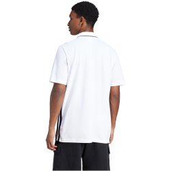 adidas Essentials 3-Streifen Piqué Poloshirt Herren JE6383 - white/black S