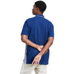 adidas Essentials 3-Streifen Piqué Poloshirt Herren JE6382 - dark blue/white XL