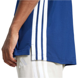 adidas Essentials 3-Streifen Piqué Poloshirt Herren JE6382 - dark blue/white XL