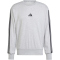 adidas Essentials 3-Streifen French Terry Sweatshirt Herren JE6374 - medium grey heather/black S
