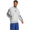 adidas Essentials 3-Streifen French Terry Hoodie Herren JD1871 - medium grey heather/black S