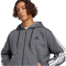 adidas Essentials 3-Streifen Sweatjacke Herren JL9824 - dark grey heather/black S