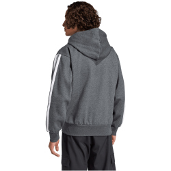 adidas Essentials 3-Streifen Sweatjacke Herren JL9824 - dark grey heather/black M